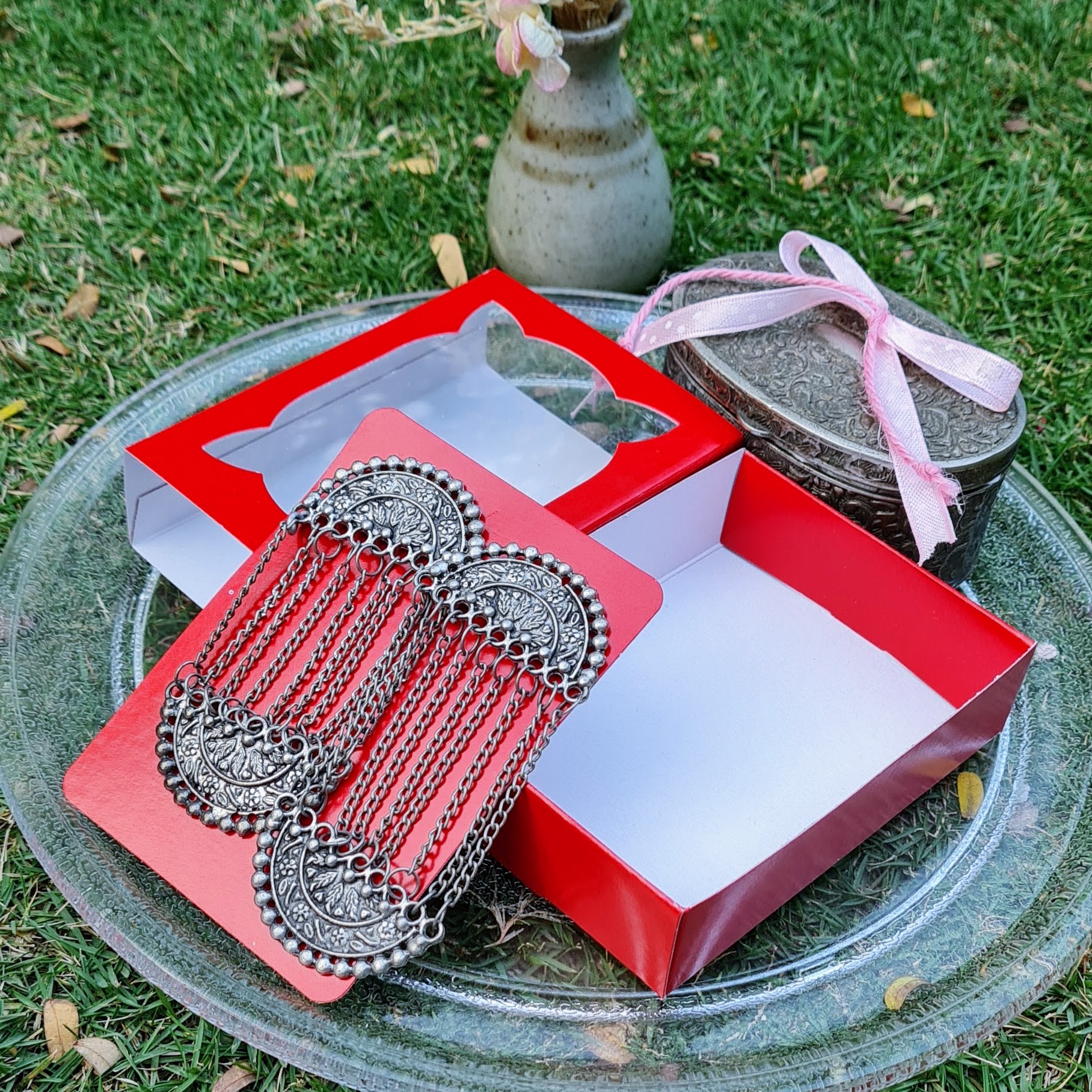 Jewellery 4x3x1 (Window) Red Jewellery 4x3x1 (Window) Red