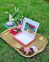 12 Tealights Dark Pink (Foil) 12 Tealights Dark Pink (Foil)