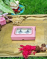 6 Tealights Light Pink (Foil Print) 6 Tealights Light Pink (Foil Print)