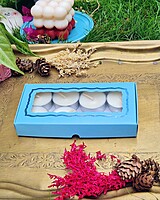 8 Tealights Blue (Foil) 8 Tealights Blue (Foil)